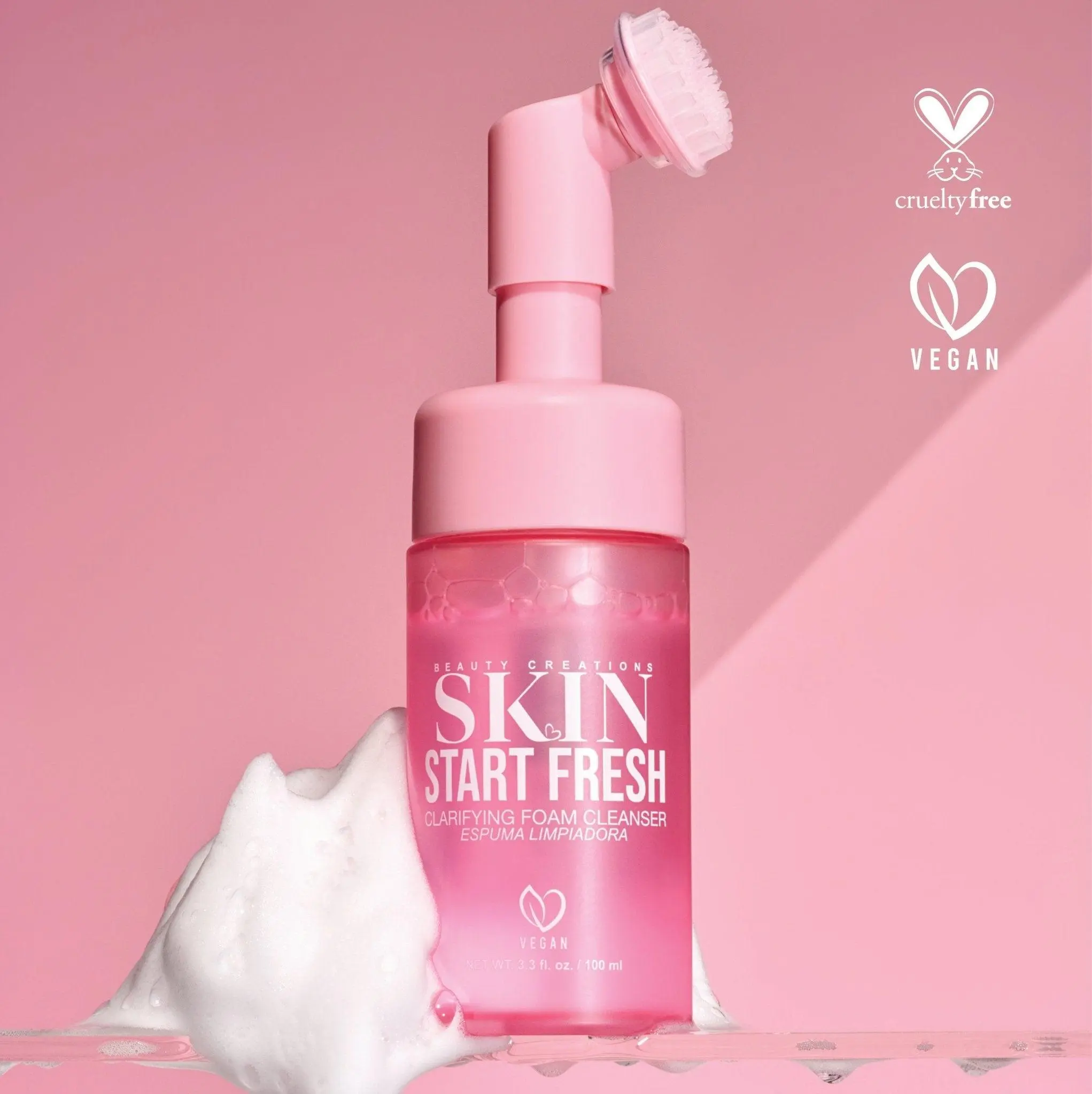 Beauty Creations ~ Start Fresh Clarifying Foam Cleanser, Vitamins, Silicone, Rosemary