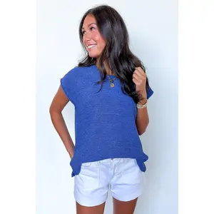 Luxe Appeal Relaxed Crew Neck Knit Top - BACK IN STOCK