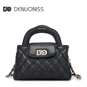 DENUONISS New Women’s Quilted Chain Tote Bag – Fashionable, Versatile Shoulder/Crossbody Bag, Light Luxury Commuter Small Square Bag, Premium Feel Women’s Handbag outdoorfun