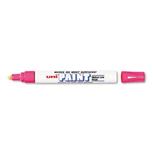 212 MAIN Sanford uni-Paint Permanent Oil Marker, Medium Point, Medium Line, Pink, Weatherproof Oil-Based Ink, Opaque Finish for DIY Scrapbooking & Stamping