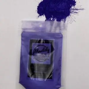 MuddySoapCo Blueberry Sour Mica 1 oz for Soap Making, Cosmetics, Nail Polish