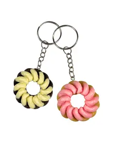 Keychain Charm: Twisted Donut