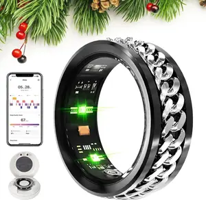 Smart Ring for Women & Men | IP68 Waterproof Fitness Ring |Sleep Tracking Heart Rate Healthy Monitor | Activity/Steps/Calories | for iOS & Android 11#