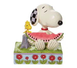 Enesco  Peanuts by Jim Shore JSPEA Snoopy Water melon