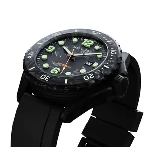 Titanium -Carbon Black Wirrior 500M Dive Watch