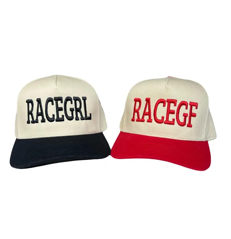 Embroidered Trucker Hats, Motocross, Gift for her, Dirt track, Dirt Bike, Racing Hats