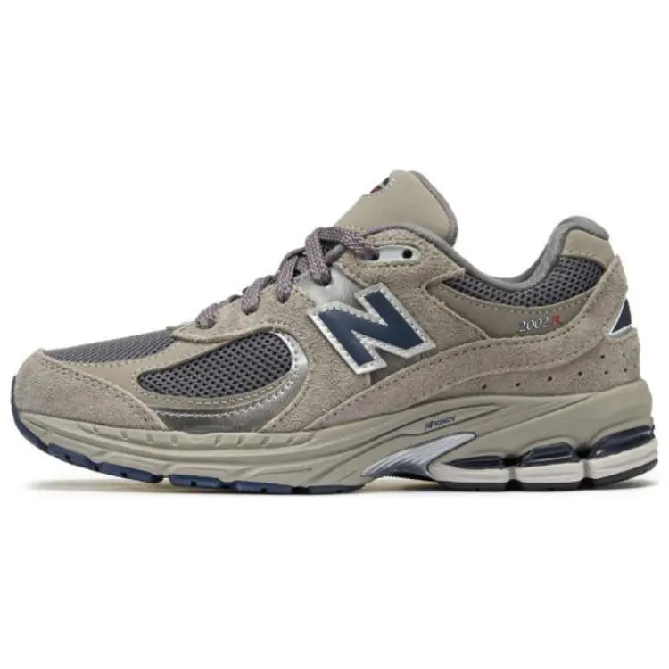 New Balance NB 2002R Cushioning Wear Resistant Low Top Kids'' Running Shoes Gray Black Teenagers Versatile Cushioned GC2002R0