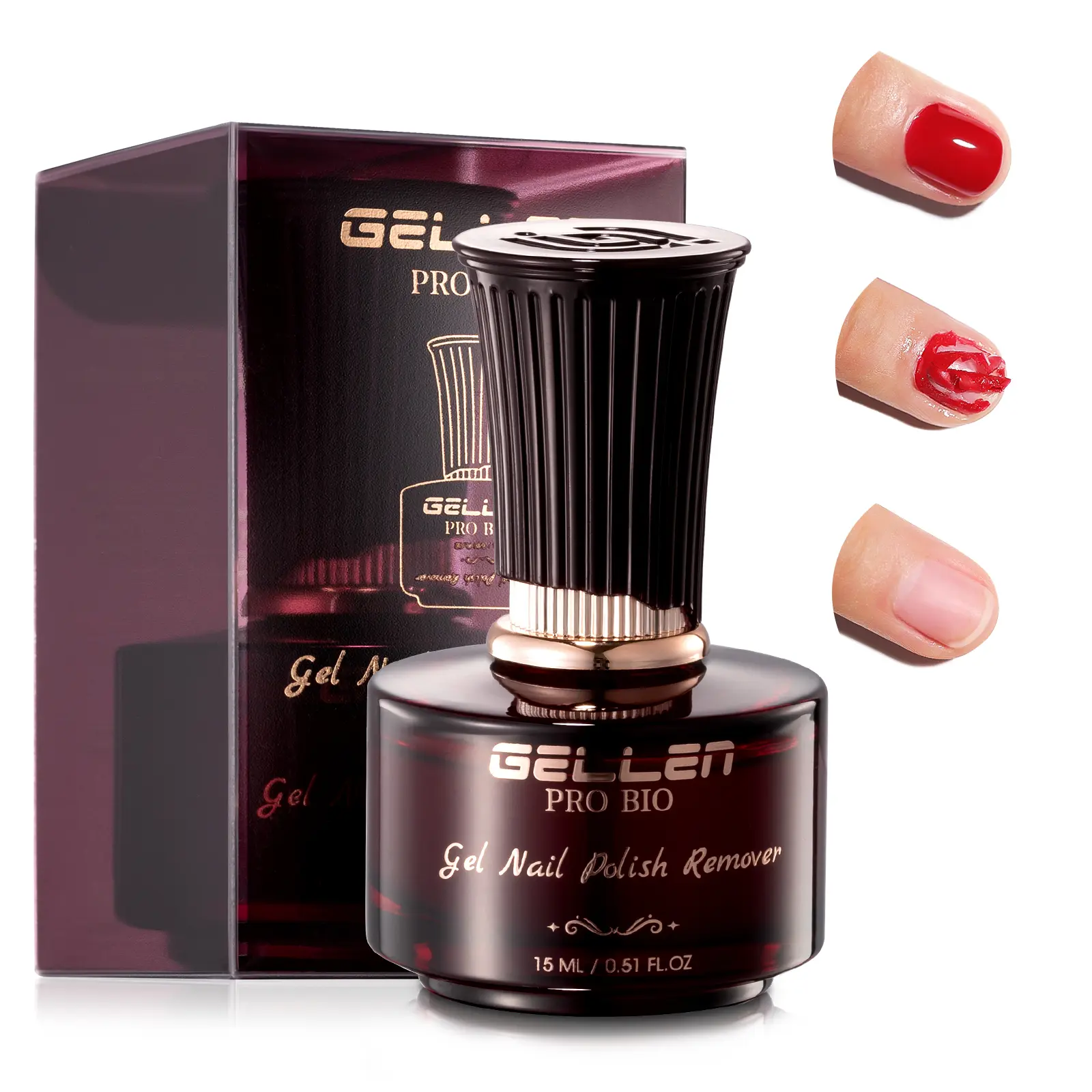Upgrade Pro Bio Gel Nail Polish Remover, Easy & Fast No Soaking Gel Remover for Professional and At-Home Manicure,Acetone-Free Remover for Easy 5-10 Minute Gel Polish Removal