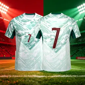 Portugal Black Goat Edition No.7 Soccer Jersey 2026, CR7 Inspired Football Shirt, Vintage Game Day Sportswear