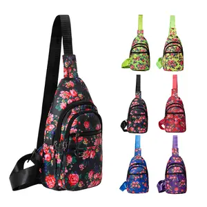 Nu Trendz Kokum Flower Crossbody Sling Bag for Women & Men with Adjustable Strap, High-Quality Material, Large Capacity, Fashionable & Practical Chest Bag