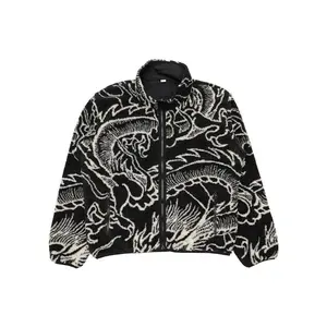 Stussy Men's Dragon Sherpa Jacket Black, from StockX