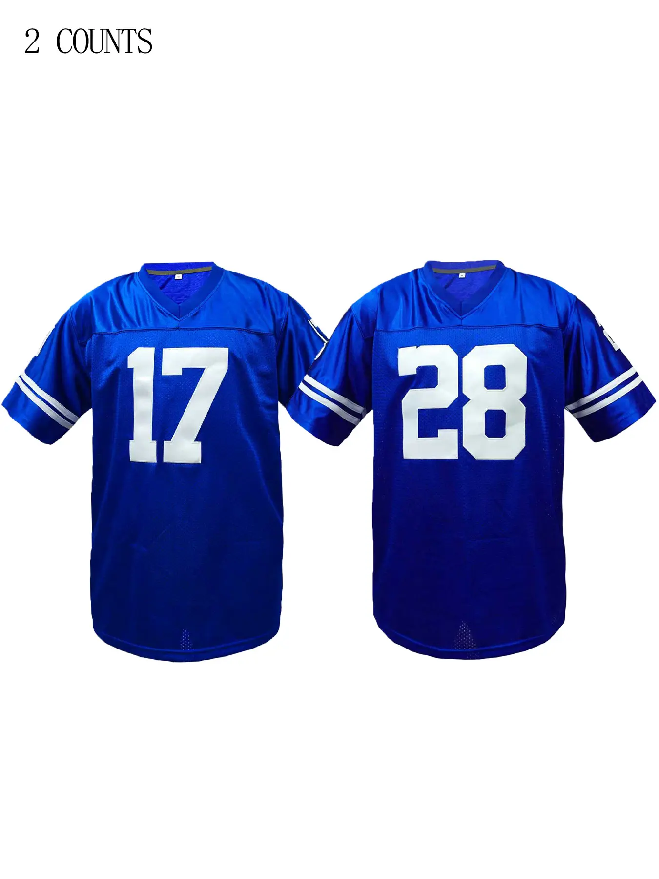 Men's #28 Blue Football Jersey, Indianapolis Classic Retro Embroidered Design - Loose Fit V-Neck Short Sleeve American Football Sports Wear, Suitable For Casual Daily Wear, Match Training And Streetwear Style, Christmas Gift, Unisex