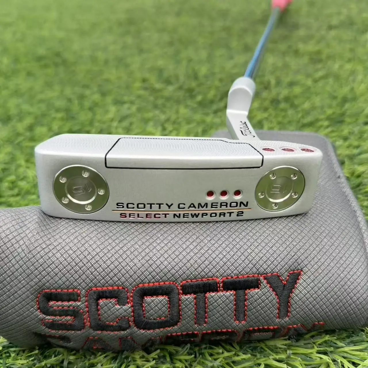 Cameron Select Newport 2 Golf Putter, Classic Blade Design, Milled Stainless Steel Head, Adjustable Weight System, Premium Feel & Accuracy