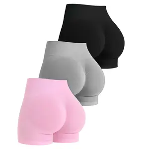 Women Tummy Control High Waisted Gym Shorts Butt Lifting Workout Leggings Yoga Active Wear