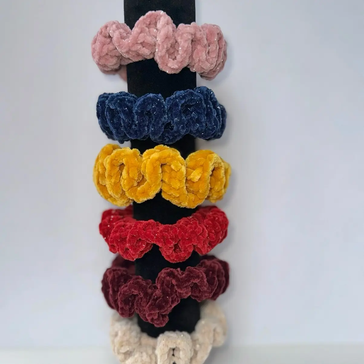 Handmade Crochet Scrunchies