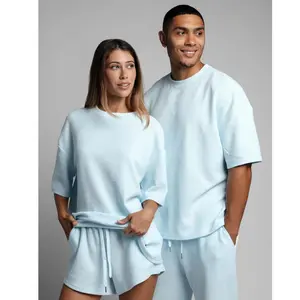 2026 Summer New Women's Clothing Set: Solid Color Loose Top and Casual Shorts