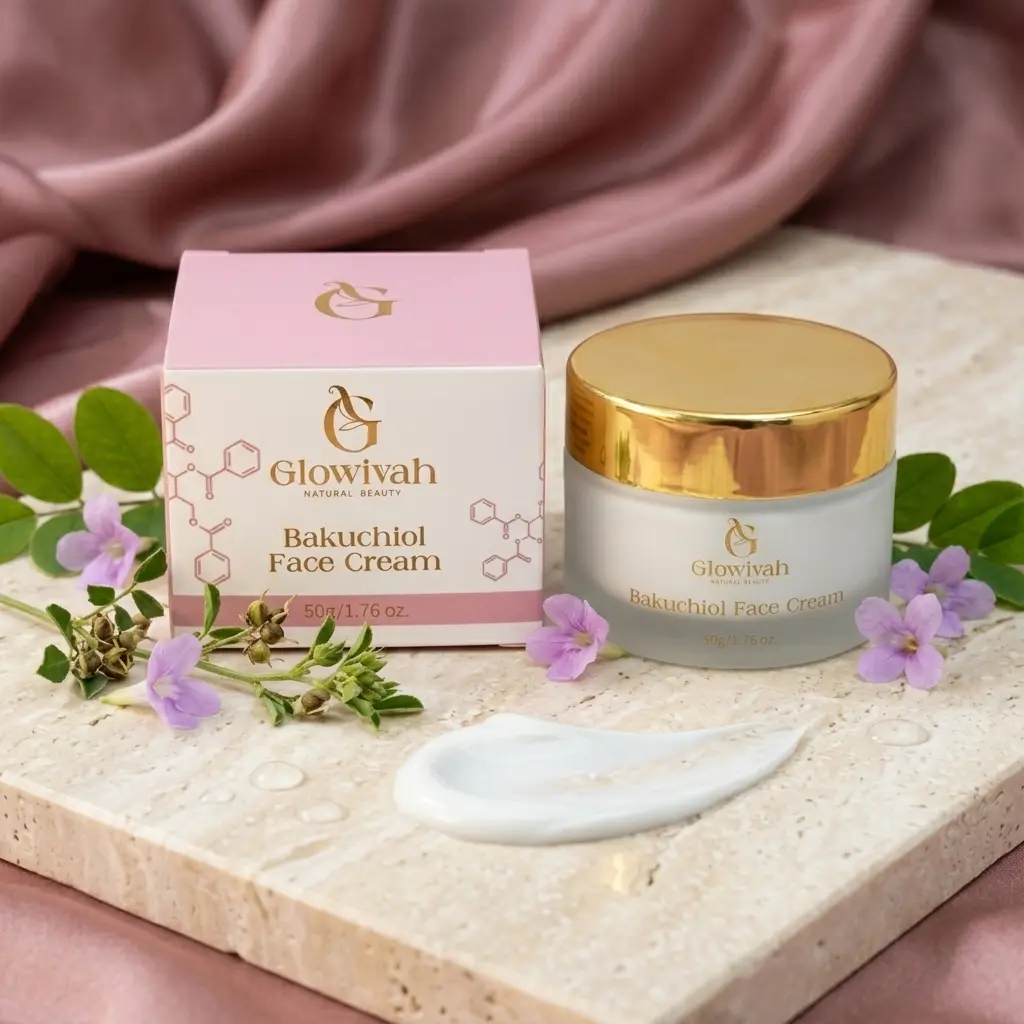 BAKUCHIOL FACE CREAM Advanced Anti-Aging Moisturizer with Natural Retinol Alternative | Firms, Brightens & Hydrates Reduces Wrinkles, Fine Lines & Dark Spots Gentle for All Skin Types