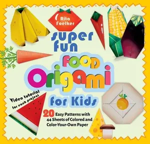 USED-Super Fun Food Origami for Kids: 20 Easy Patterns with 44 Sheets of Colored and Color-Your-Own Paper by Foelker, Rita (Paperback)