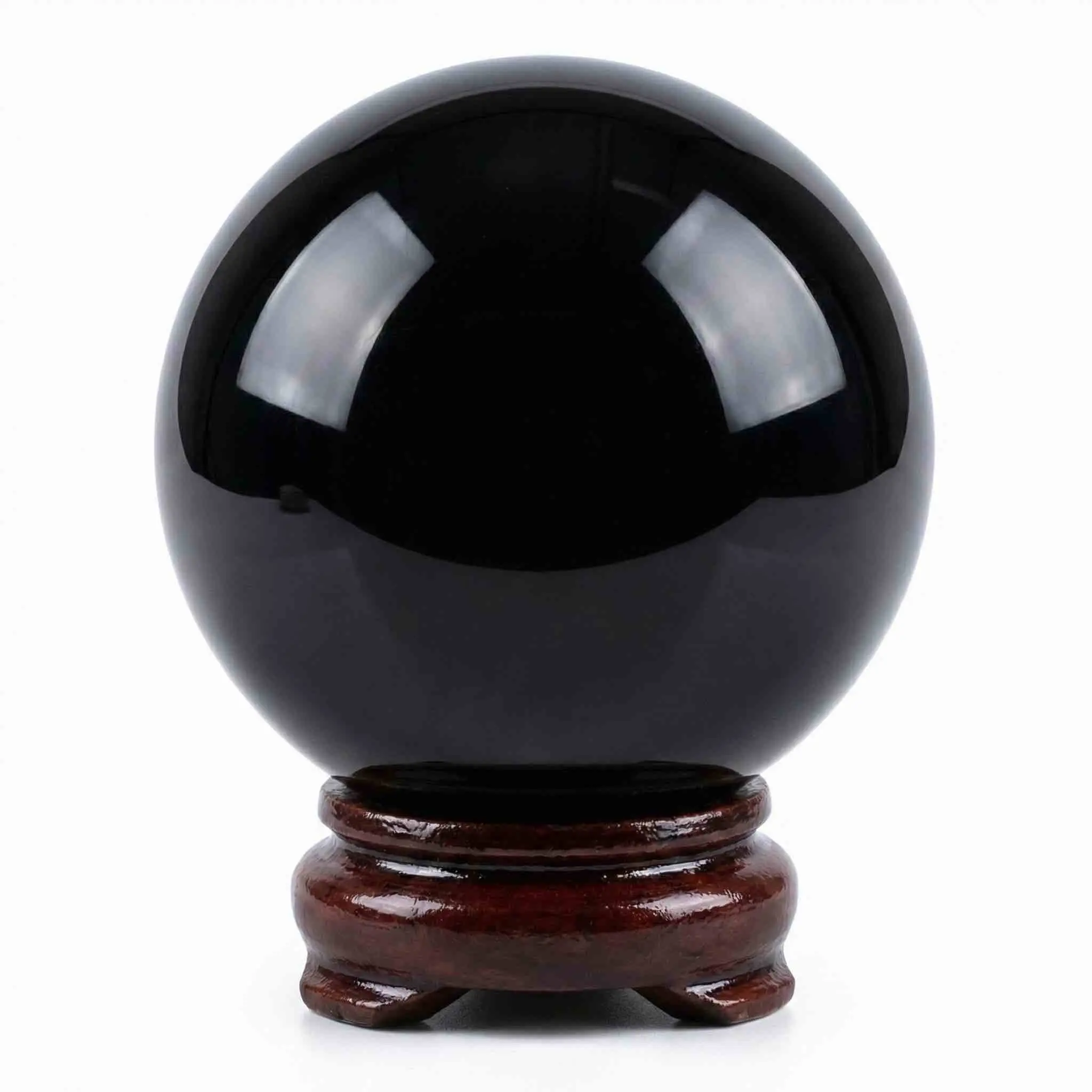50mm Black Crystal Ball — Focus &amp; Shadow Insight Scrying Sphere