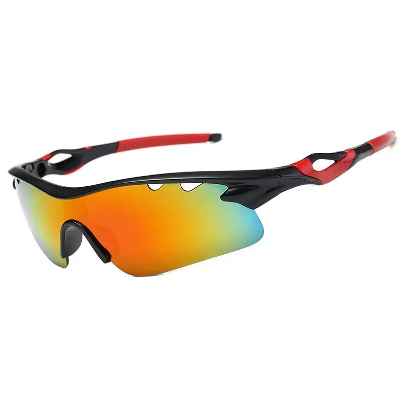 HD Polarized Sports Sunglasses for Cycling, Mountain Bike, Windproof Uv400 100% Uva/uvb Protection, Wraparound Shield for Marathons, Hiking, Outdoor Activities