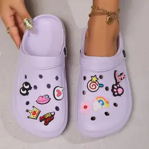 Clogs Platform Slippers Women Home Flat Luxury Designer Woman Shoes House Summer Sandals Casual Beach Fashion Footwear Indoor