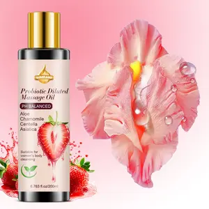 SUMIFANG Probiotic Intimate Care Massage Oil (200ml) | Probiotics + Aloe Vera + Chamomile + Centella Asiatica | pH-Balanced, Gentle Cleansing | Nourishing & Soothing—Ideal for Women's Daily Body Care