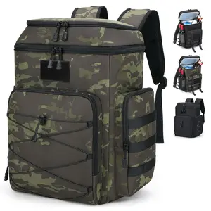 HSHRISH CAMO Cooler Backpack with 5 Compartments for Drinks & Snacks Ideal for Beach & Gamedays Cold All Day Performance Versatile Practical Storage