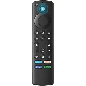 ORQRQO Replacement Remote for All Fire Series, TV Stick (HD, 4K, 4K Max, Lite), TV Cube and Omni, Insignia, Toshiba, Smart TVs, with Voice Control
