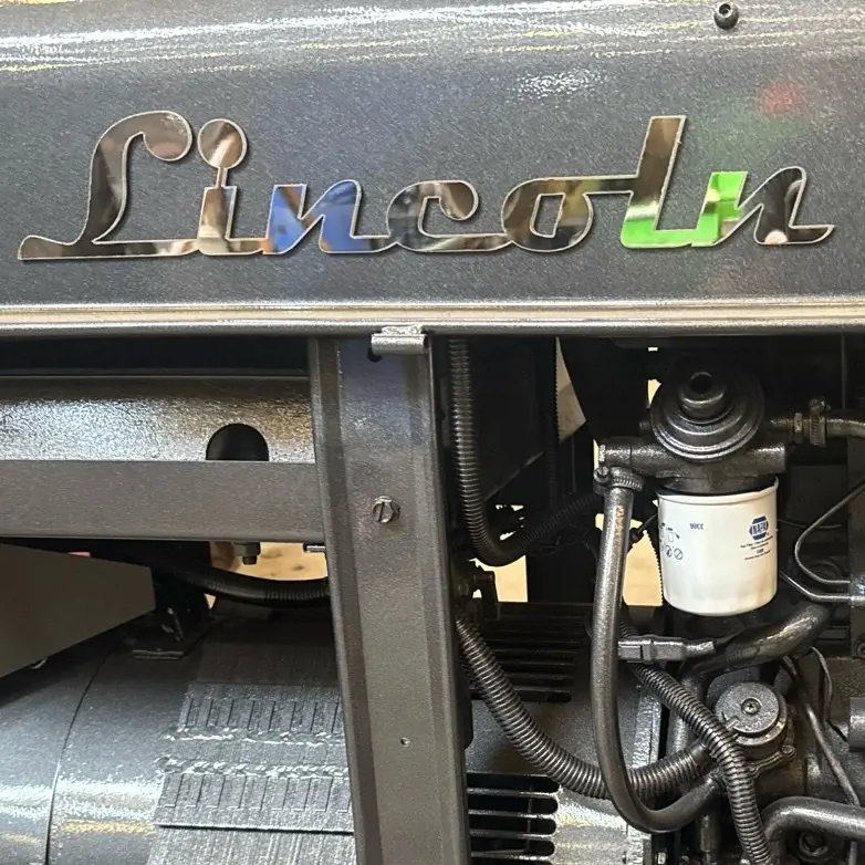 Stainless steel  lincoln logo
