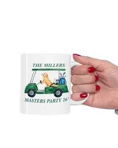 Augusts National Golf Club 2026 Mug For Family, The Millers Masters Party 26' Mug, Golf Lover Gift Mug, Coffee Accent Cub