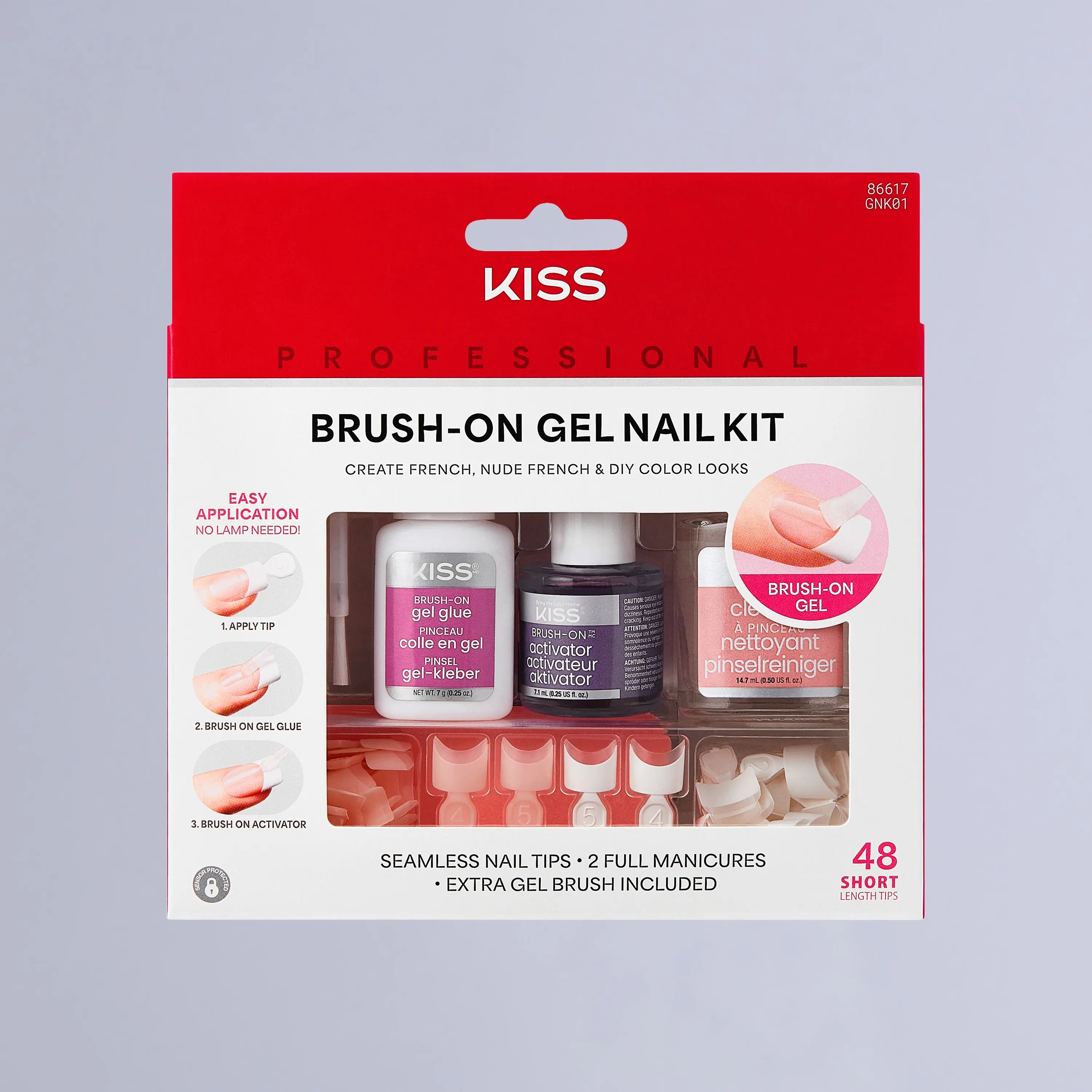 Kiss Brush-On Gel Nail Kit