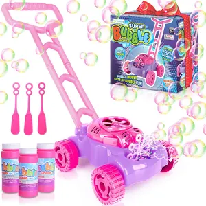 Bubble Lawn Mower for Toddlers 1-3, Bubble Machine for 1-Year-Old Girl Gifts, Toddler Outdoor Toys for 2-Year-Old Girl Birthday Gift, Push Summer Gardening Toys for Toddlers Age 1 2 3 +
