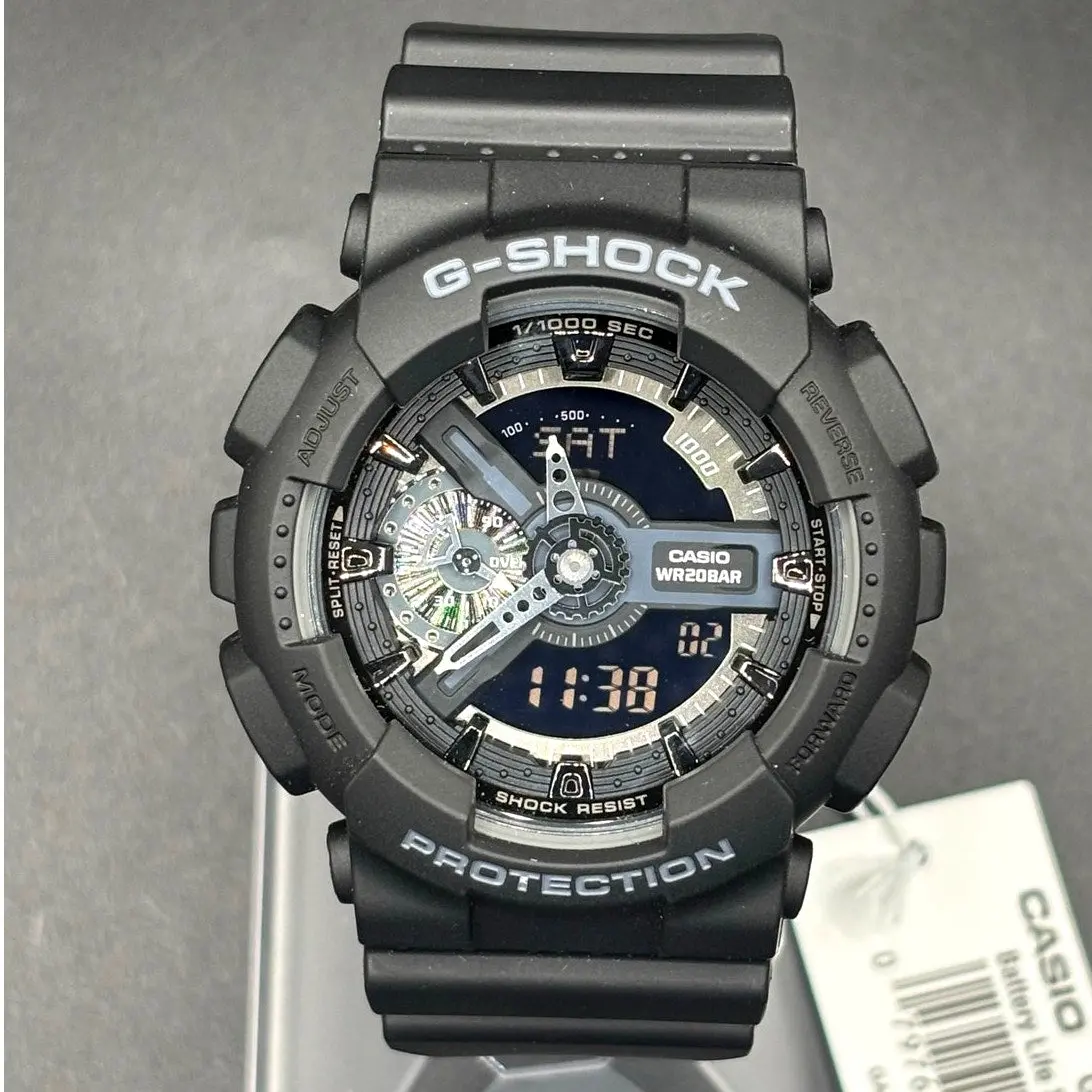 Casio G-Shock GA110-1B Black Analog Digital 200M Men’s Watch NIBWT