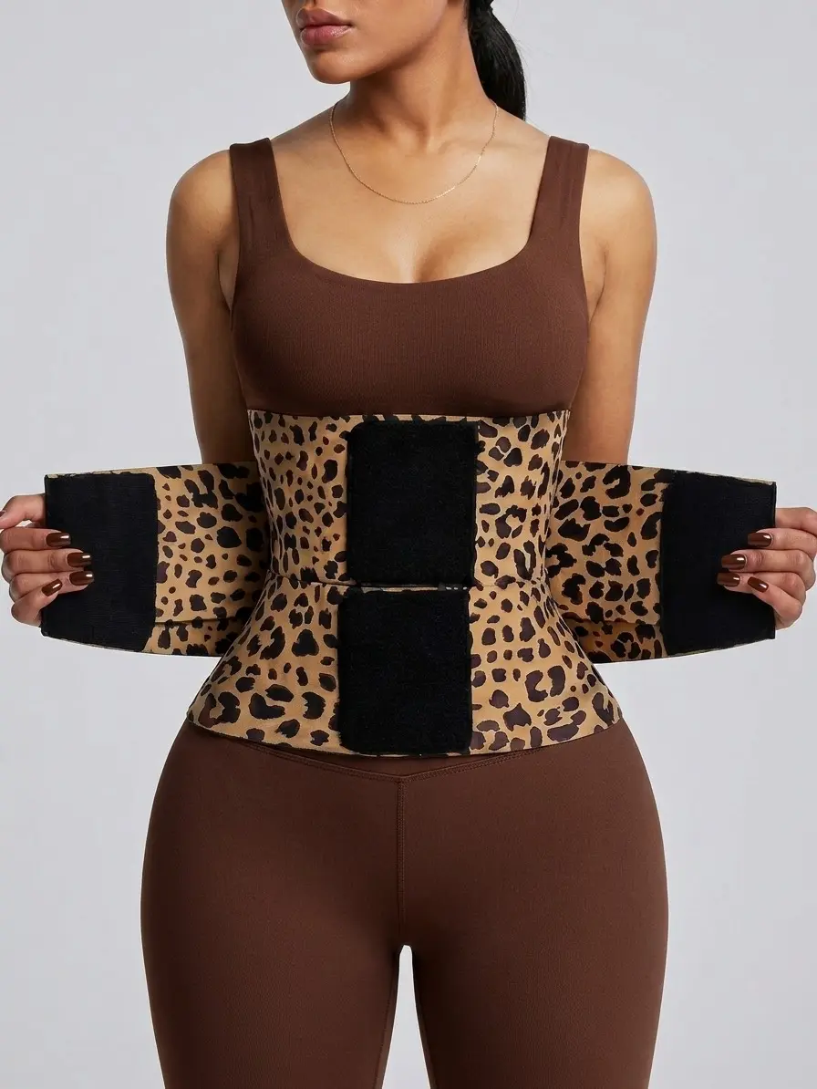 HAGIG Women's Waist Cincher & Waist Trainer Belt, Triple Wrap Adjustable Compression Belt, Comfortable Fit, Multicolor Womenswear