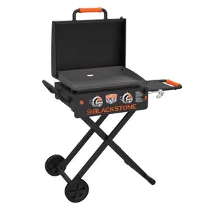 Blackstone 8061614 On The Go 2 Burner Liquid Propane Outdoor Griddle - Black
