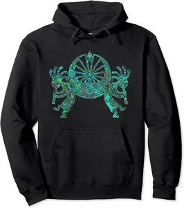Native American KOKOPELLI - MAN IN THE MAZE 4 - Fan Fun Pullover Hoodie - Zamayraceles Shop 68B0BW9SB2TZ