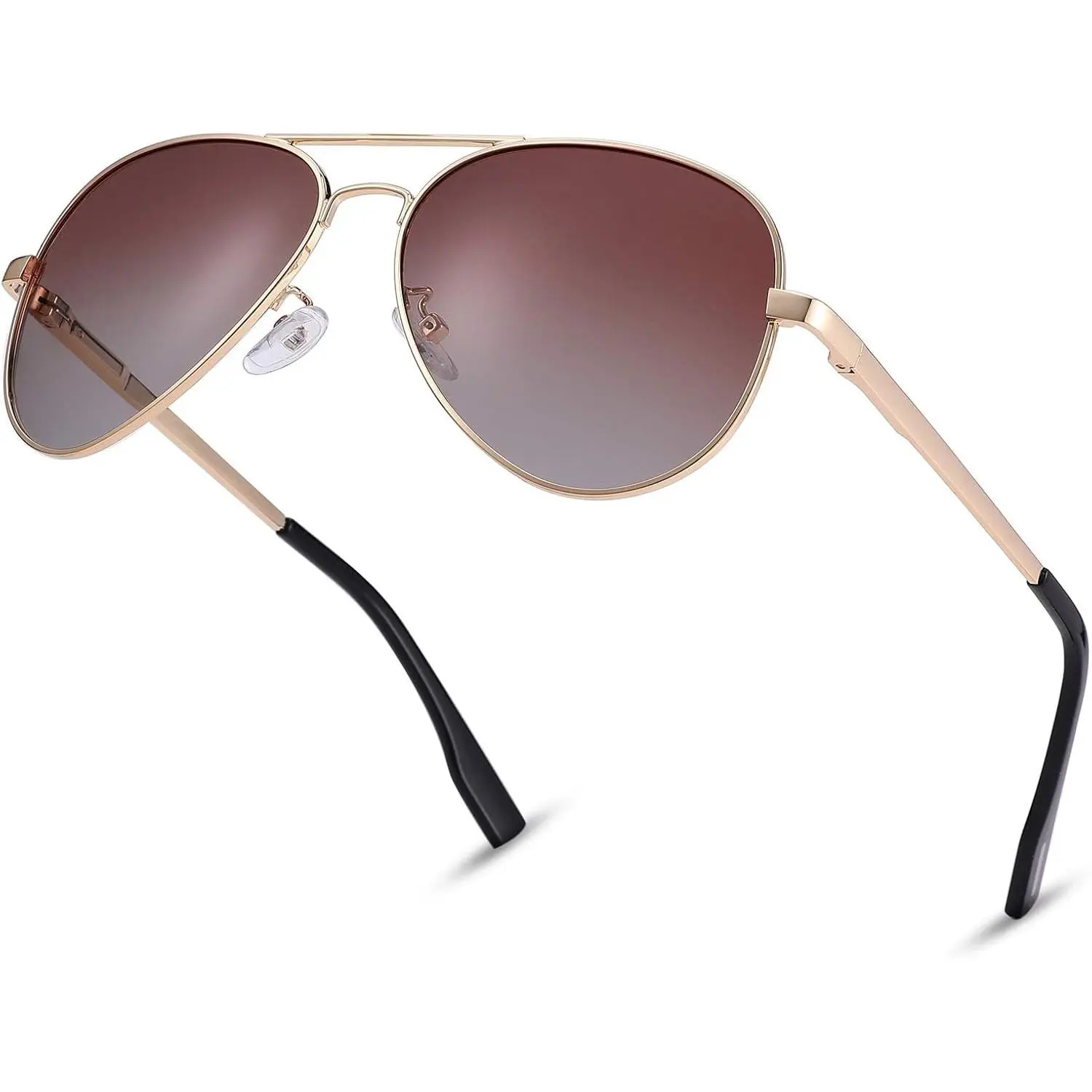 Unisex Trendy Casual Aviator Sunglasses - 52mm/58mm Extra Small Metal Geometric Frames, Polarised Lenses, Summer Fashion Eyewear for Small Faces, sunglasswomen