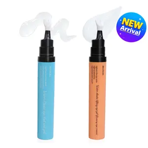 Hiangel Day & Night Eye Duo Cooling & Lifting Eyegel & Cream with Aqua Bomb Collagen Hyaluronic Acid Anti-Aging De-Puffing Brightening Hydrating Korean Skincare for Dark Circles Fine Lines Puffy Eyes Smooth Sunscreen