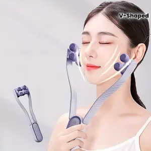 [V face lift and firming] Facial massage roller, manual face-saving tool, helps to shrink double chin, masseter muscle massage, remove edema, beauty instrument, no battery required, portable face-saving tool, gift box