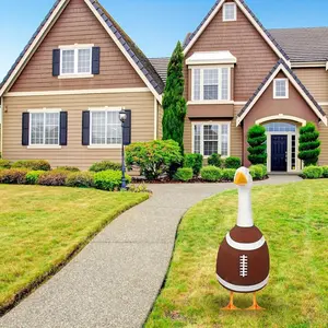 Pet Goose Costume for Football Porch, Competition Day, Garden Outdoor Lawn Yard Art Party Decoration [coffee Color]