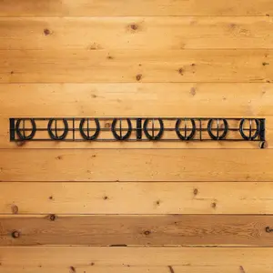 Easy-Up Pro Mountable Horseshoe 8 Hook Rack