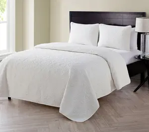 VCNY Home Caroline Embossed Floral Quilt Set, F/Q VCNY Home Caroline Embossed Floral Quilt Set, F/Q