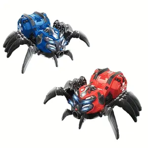 Swinging Electric Spider Toy with Music Rhythm, Kids Entertainment Gift, Suitable for Ages 3+, Requires 3 AA Batteries Included