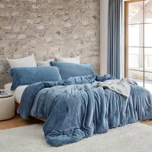 Coma Inducer Oversized Comforter Set - Me Sooo Comfy - Smoke Blue