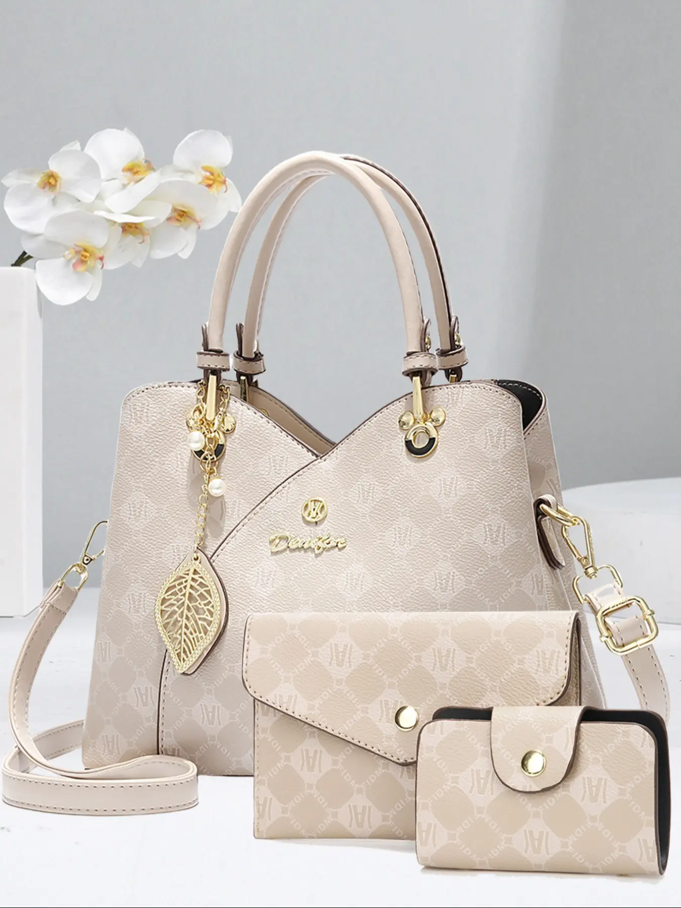 Classic Large Capacity High-End Floral Print Casual Handbag, Stylish and Elegant Shoulder Bag for Women, Perfect for Daily Use, Everyday Bag, Elegant Commuter Bag, Elegant Shoulder Purse