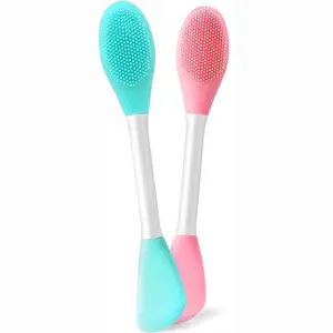 2-in-1 Silicone Face Scrubber | Deep Pore Cleansing, Exfoliating & Blackhead Removal