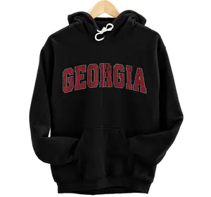 Georgia GA Vintage Athletic Sports Design Red Style  Hoodie, Sweatshirt, T-Shirt