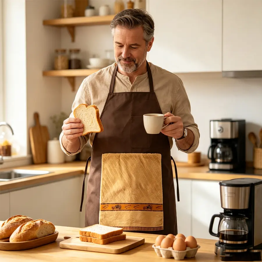 Funny Chef Apron for Men with Hidden Pocket Surprise - Novelty Prank BBQ Apron Suitable for Husband, Dad, Boyfriend Gifts | Hidden Pocket for Tools | Cooking Apron for Birthday, Father' Day, Parties | Humorous Gag Gift for Chefs