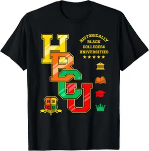 100% Cotton HBCU Apparel Historically Black Colleges Universities Grad T-Shirt