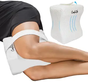 ComfiLife | Orthopedic Knee and Leg Pillow for Side Sleepers Sleeping - 100% Memory Foam for Back Pain, Hip Pain Relief